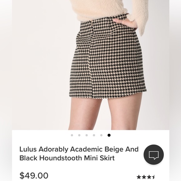 Lulus mini skirt size Large - Picture 3 of 3